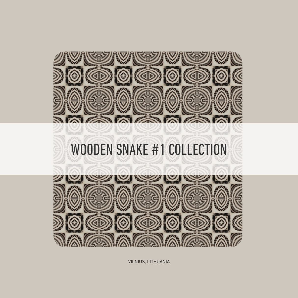 Wooden Snake 1 pattern design image.
