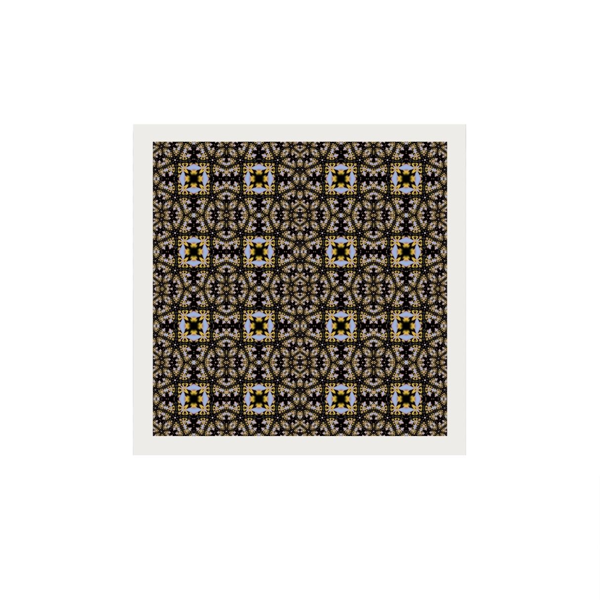 Ornamental artwork on a white background.