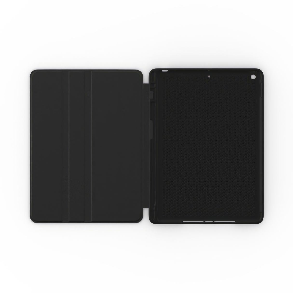 iPad extend inside open view.