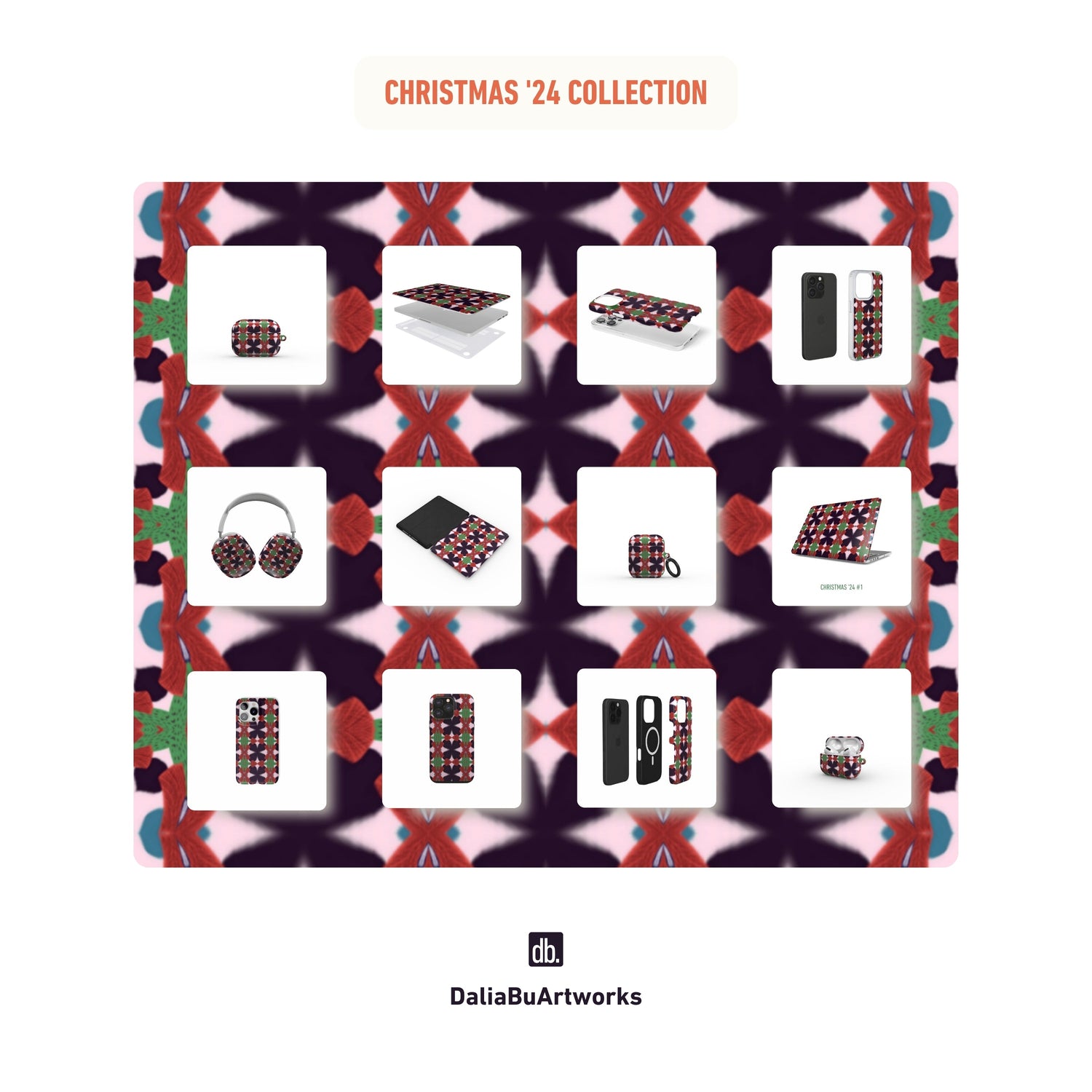 Christmas 2024 collection for tech accessories.