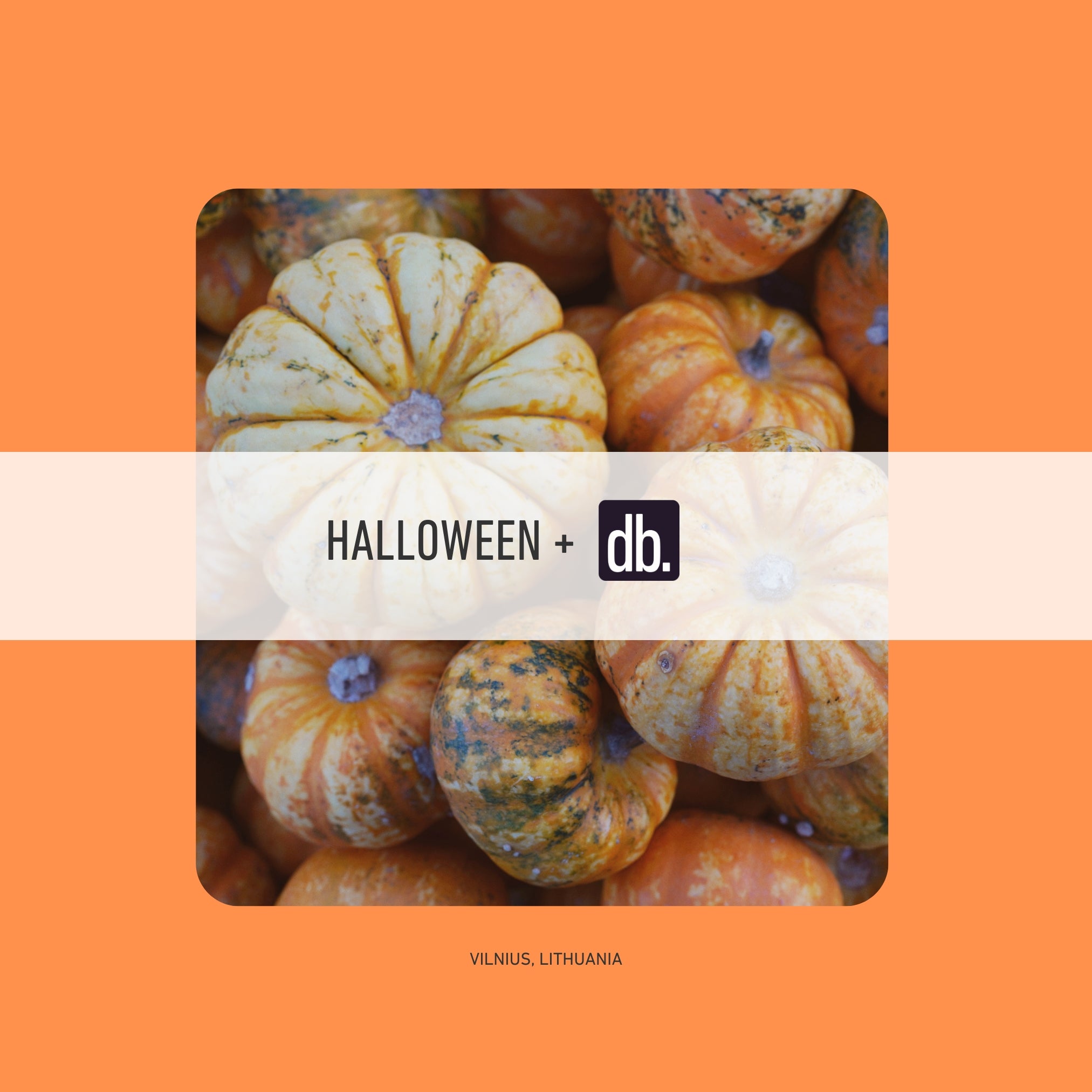 Pumpkin image and DaliaBuArtworks action in regards of Halloween event in 2025