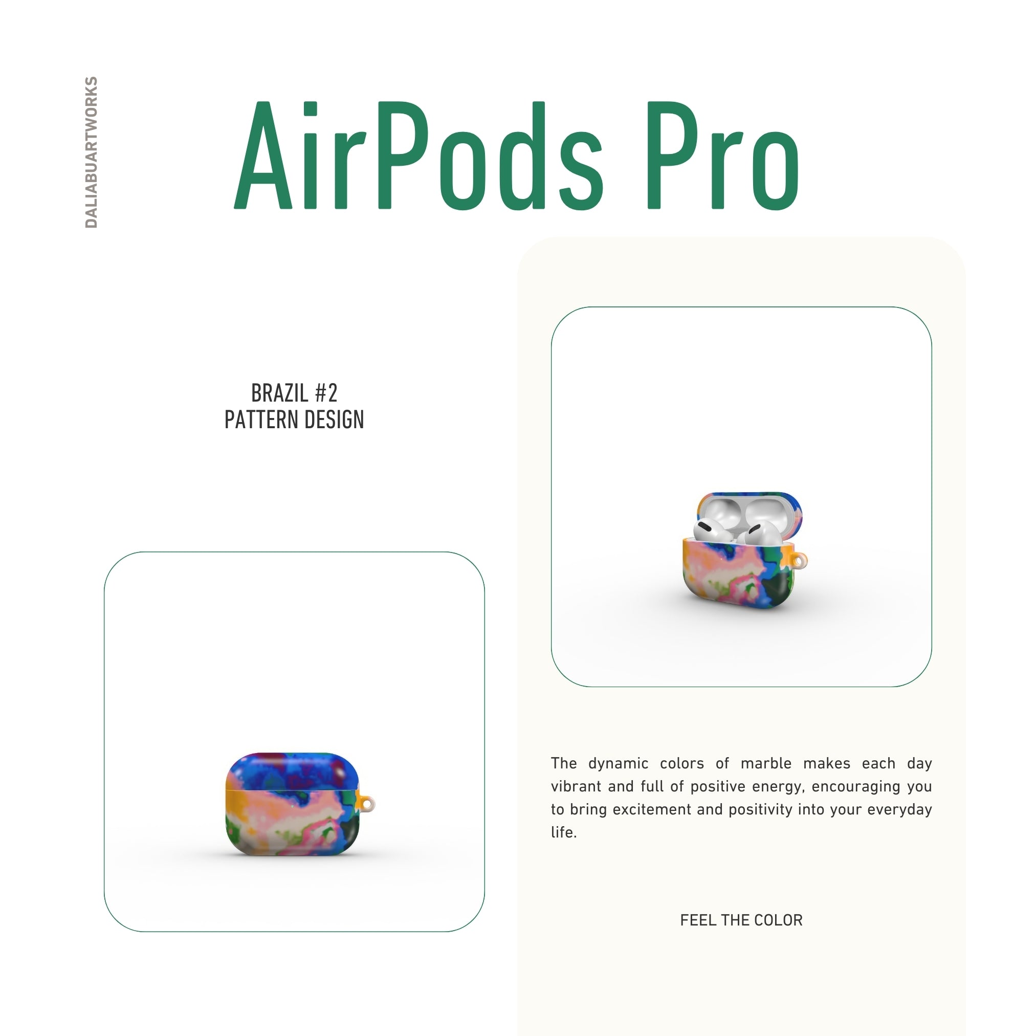 Brazil #2 Tough Apple AirPods Case