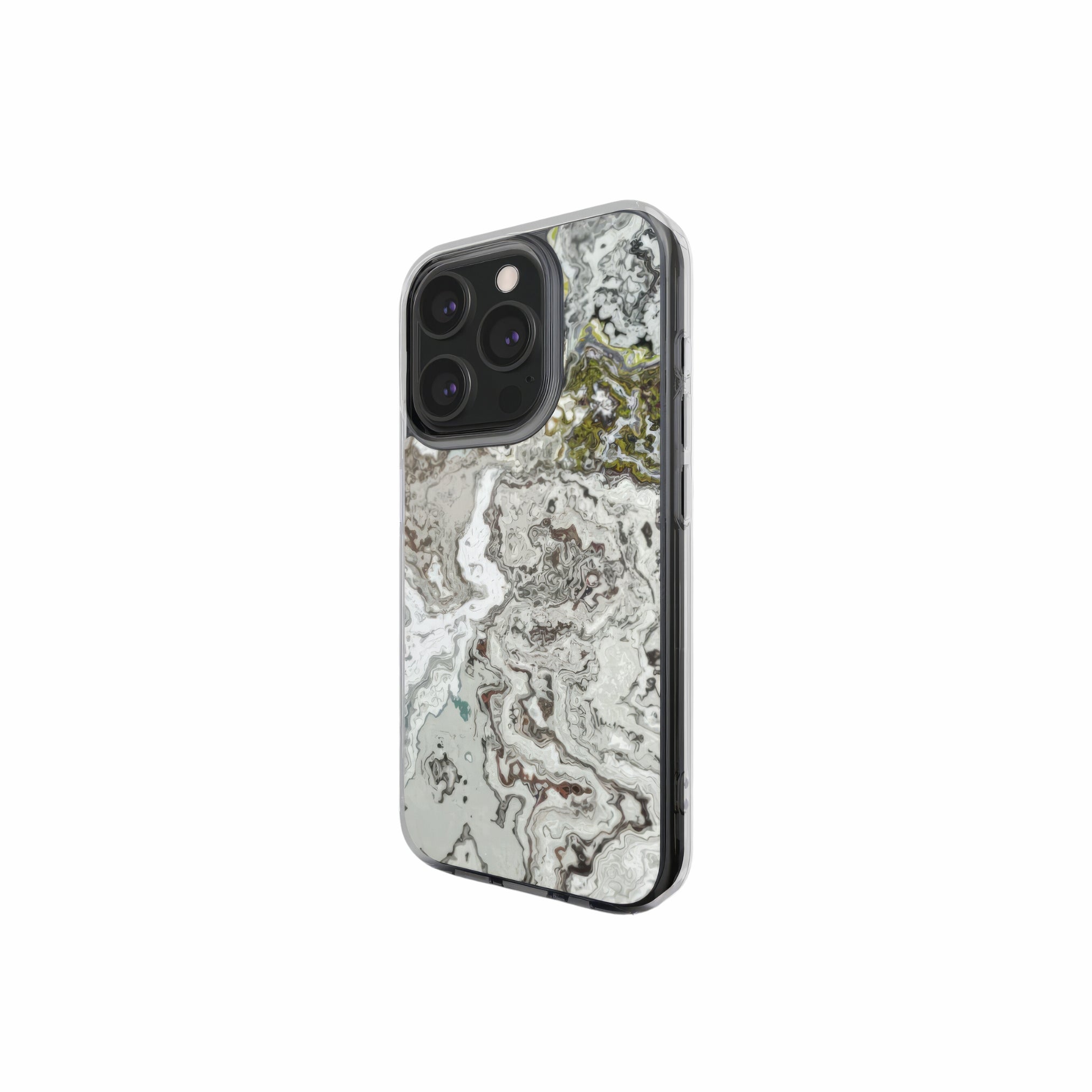 Classic White Marble #1 Clear Phone Case