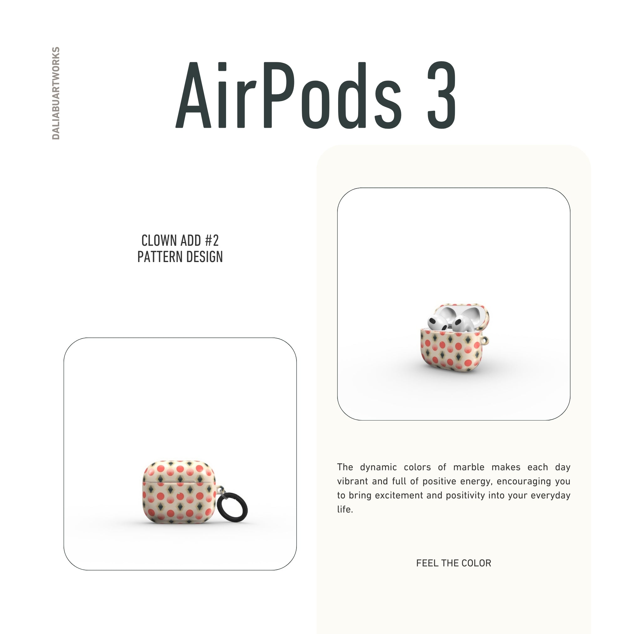 Clown Add #2 Tough Apple AirPods Case