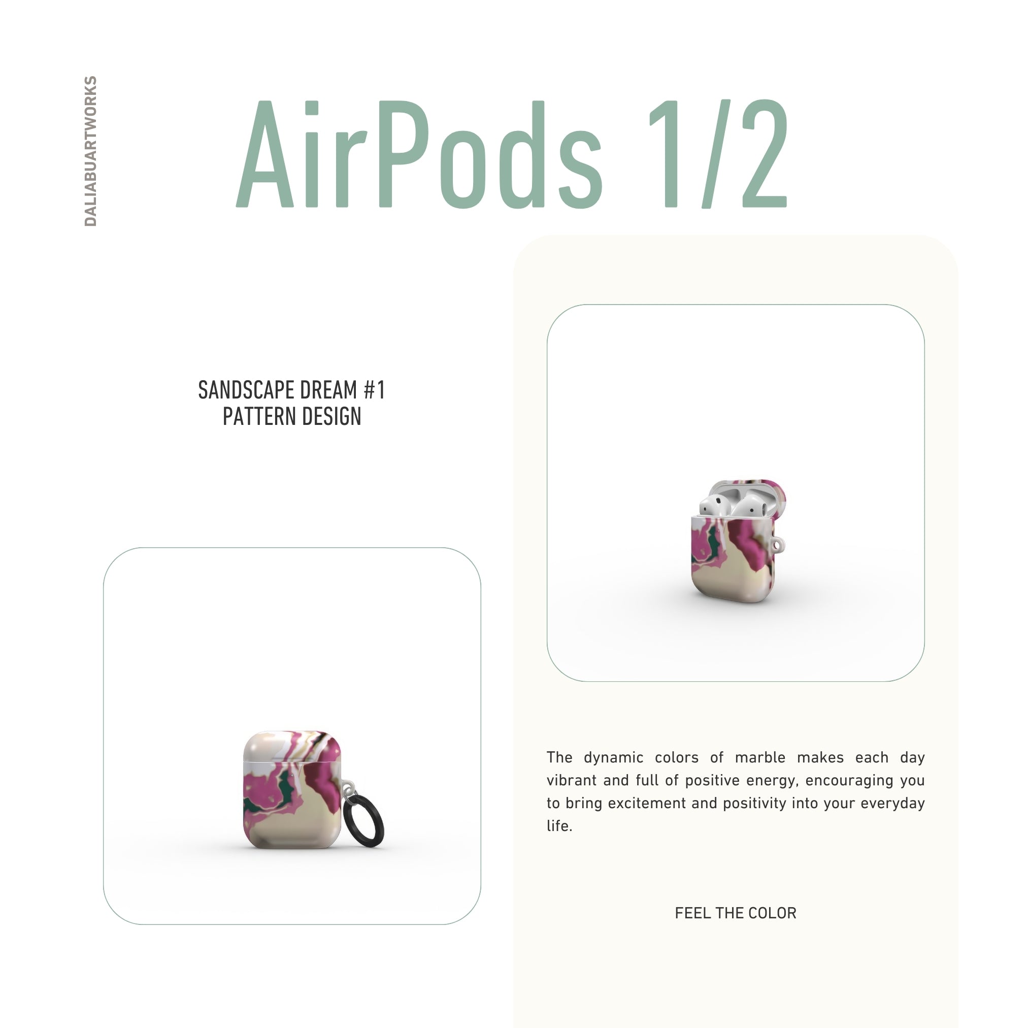 Sandscape Dream #1 Tough Apple AirPods Case