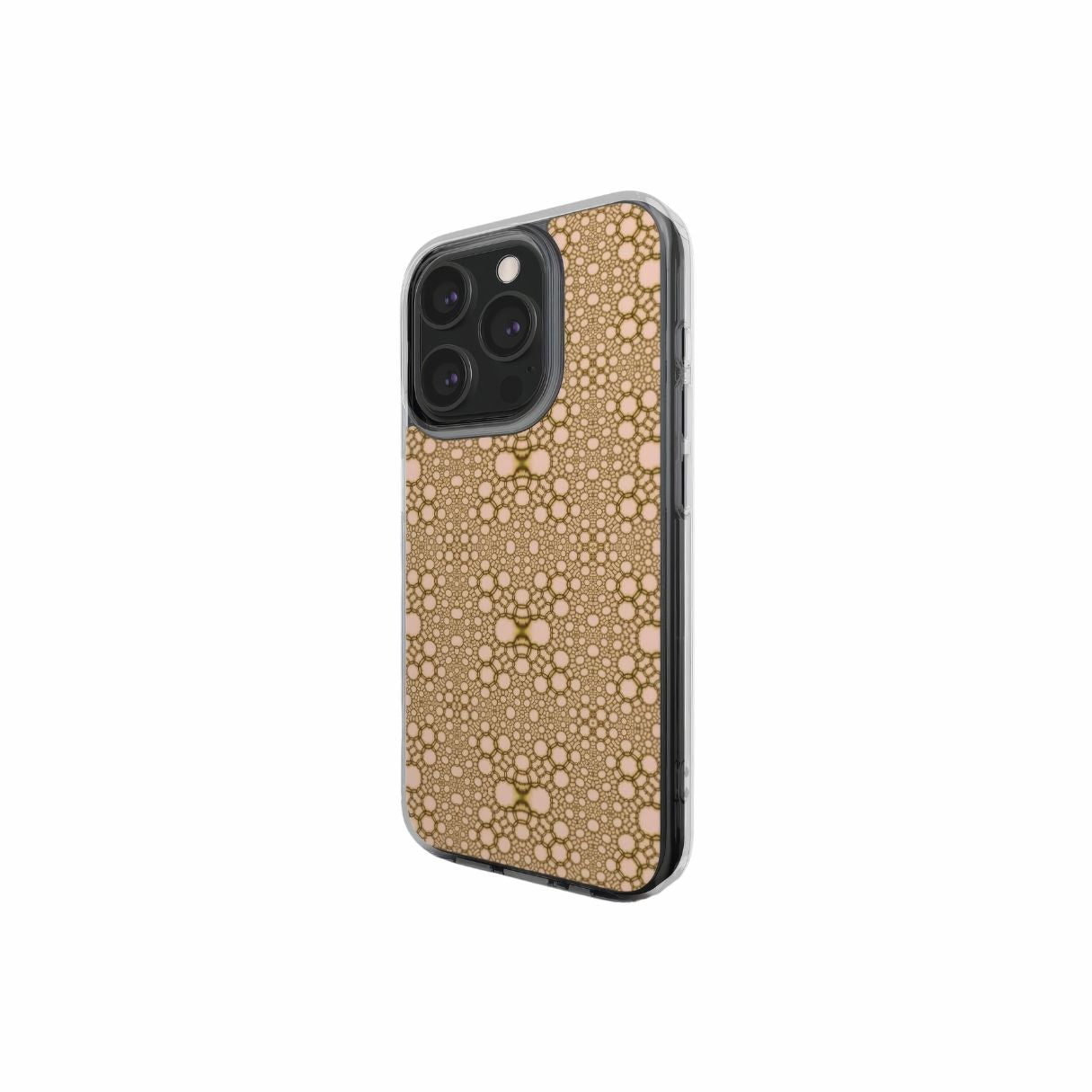 Clear Case side view; Sweet Bubbles pattern, ornamental pattern; kaleidoscope pattern imagination.
